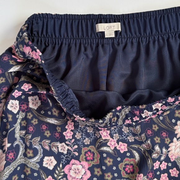 Ann Taylor LOFT Godet Flutter Maxi Skirt Size Large - Picture 5 of 6